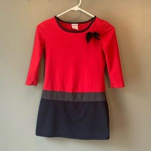 Girls Red/Black Dress